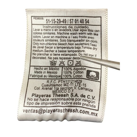 Thessh Mexico Graphic T-Shirt Unisex OS Black Graphic Anime Movie Iron Man - Picture 5 of 5